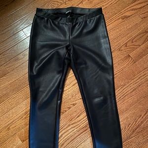 Faux Leather Seemless Leggings